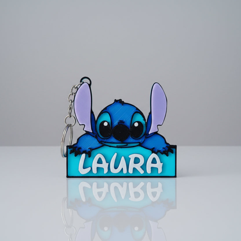 Llavero Stitch Personalizado