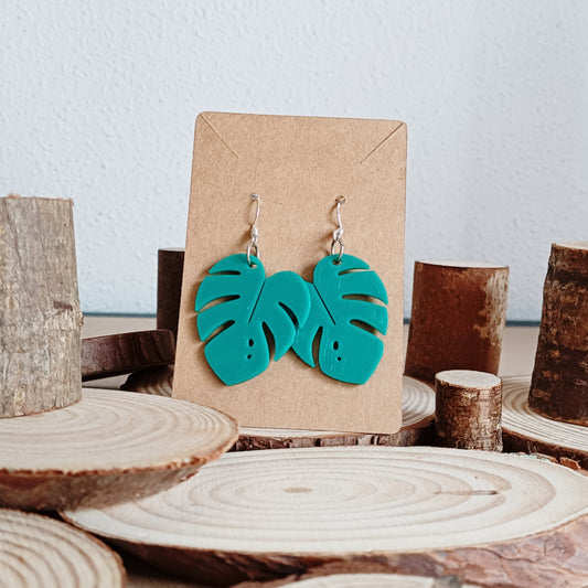 Pendientes Monstera