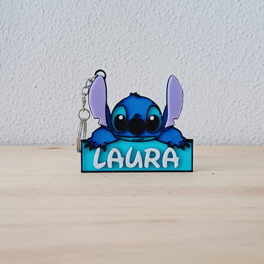 Llavero Stitch Personalizado